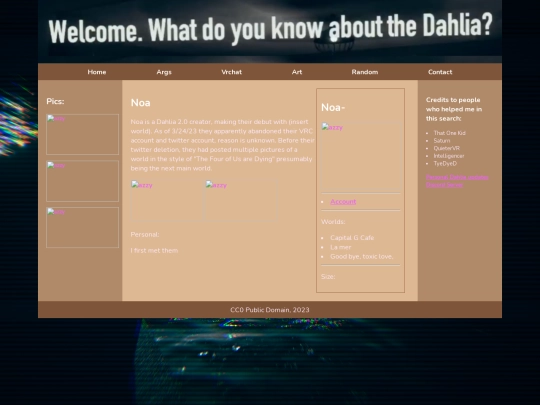 HiddenDahlia/Noa screenshot
