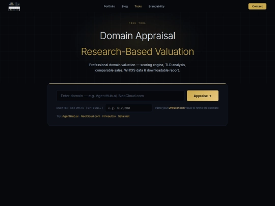 appraisal screenshot