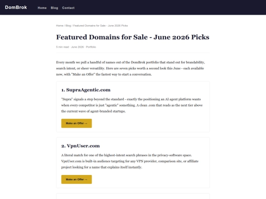 blog/featured-domains-for-sale-june-2026 screenshot