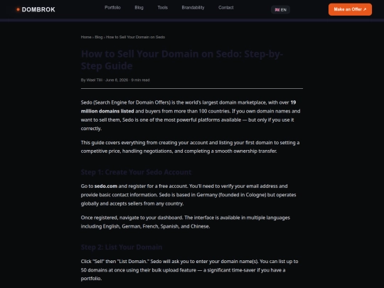 blog/how-to-sell-on-sedo screenshot