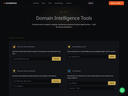 tools screenshot