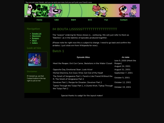 gne/list screenshot