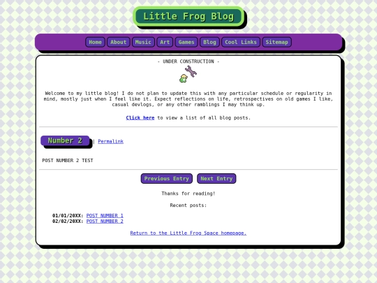 blog screenshot