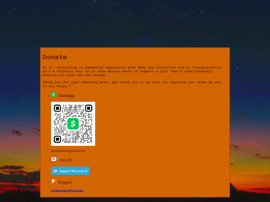 donate screenshot