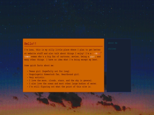 index screenshot