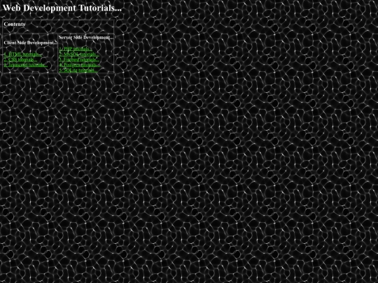 index screenshot