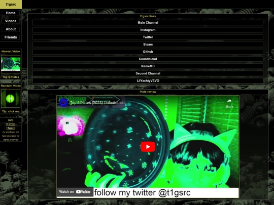 links screenshot