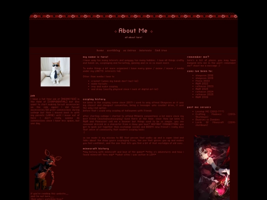 aboutme screenshot