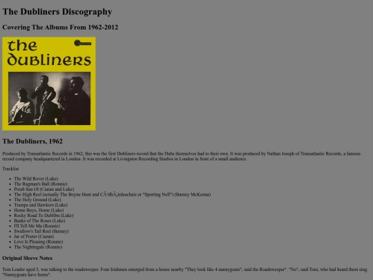 discography screenshot