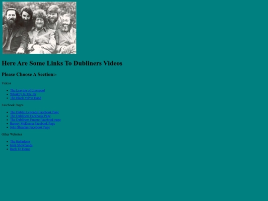 links screenshot