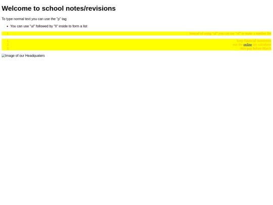 school screenshot