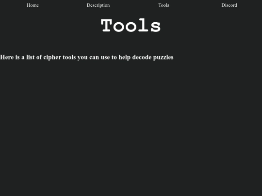 tools screenshot