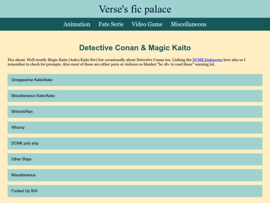 fandoms/DCMK screenshot