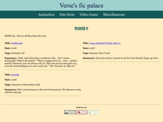 fandoms/RWBY screenshot