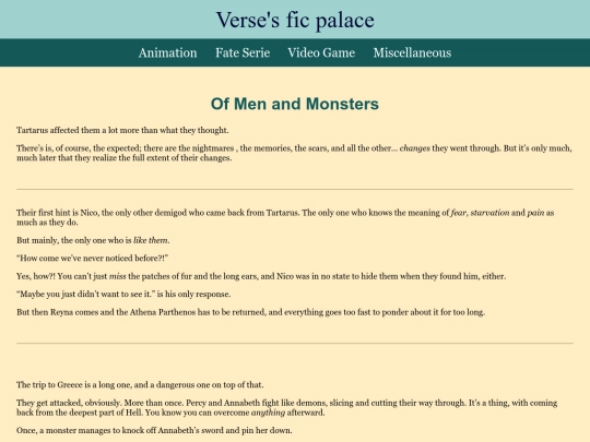 fics/20240721-PJO-Of-Men-and-Monsters screenshot