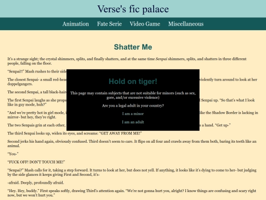 fics/20250327-FATE-shatter-me screenshot