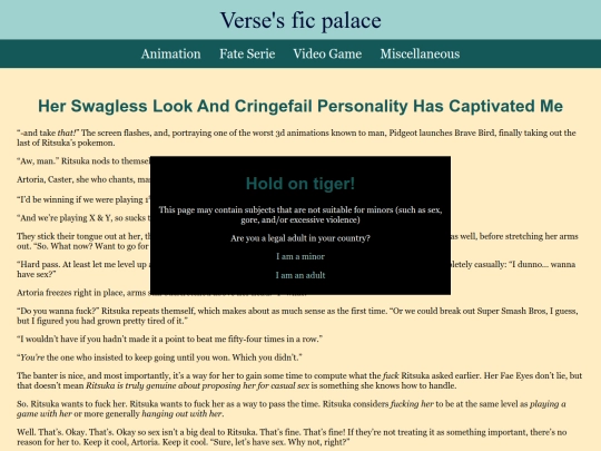 fics/20250414-FATE-her-swagless-behavior screenshot