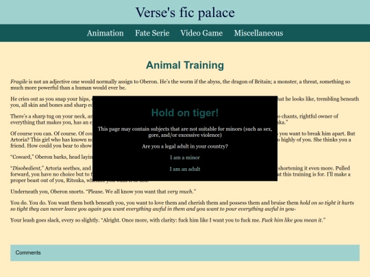fics/20250419-FATE-animal-training screenshot