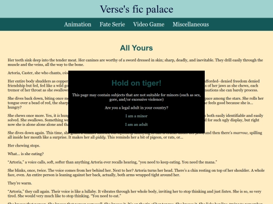 fics/20250422-FATE-all-yours screenshot
