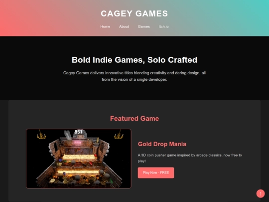 CageyGames/portfolio screenshot