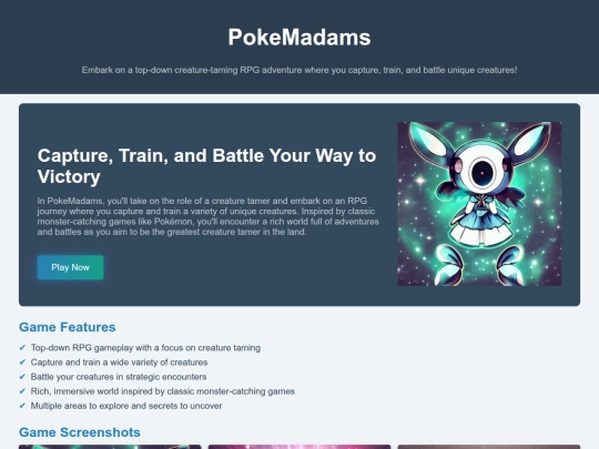 CageyGamesStore/PokeMadams/pokemadams screenshot