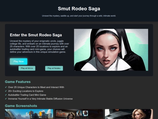 CageyGamesStore/SmutRodeoSaga/SmutRodeoSaga screenshot