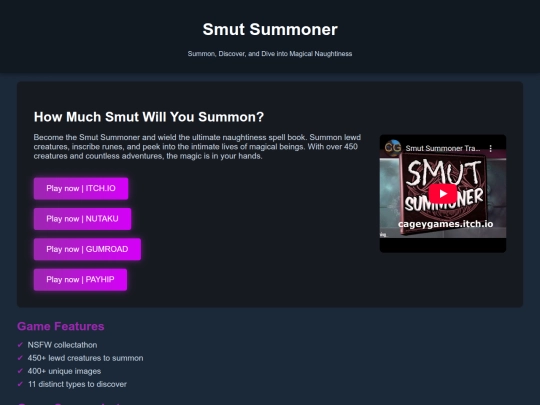 CageyGamesStore/SmutSummoner/SmutSummoner screenshot