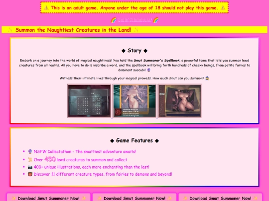 SmutSummoner/SmutSummoner screenshot