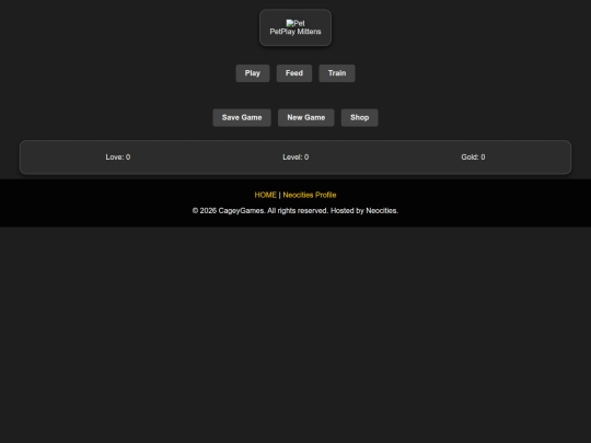 WebGames/PetPlay/mittens screenshot