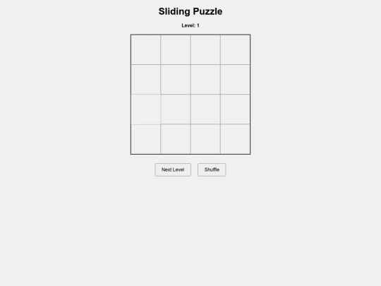 WebGames/SlidePuzzle/SlidePuzzle screenshot