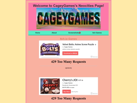 itchgames screenshot