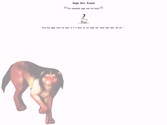 not_found screenshot
