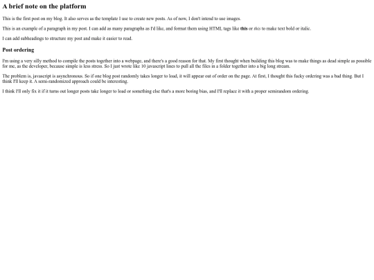 post/1 screenshot