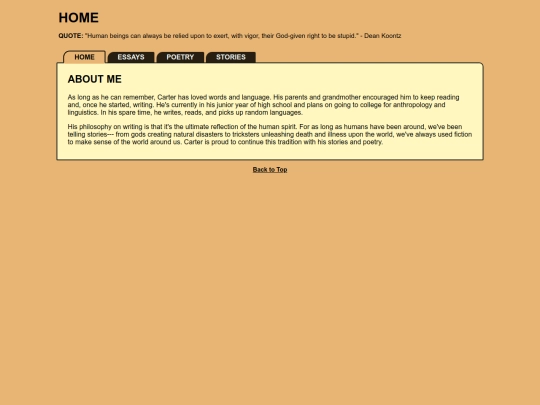 index screenshot