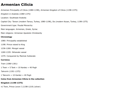 armenian-cilicia screenshot