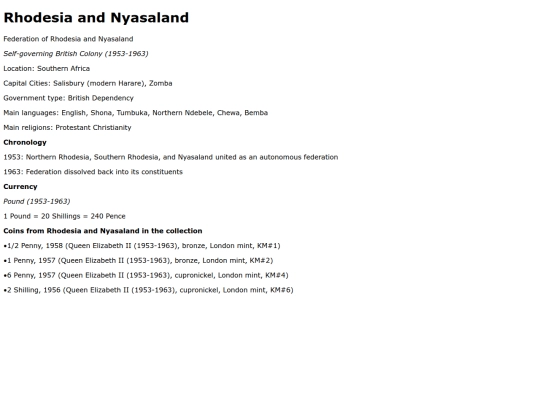 rhodesia-nyasaland screenshot