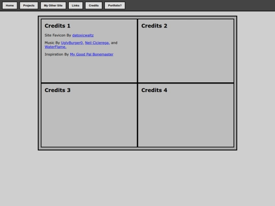 Credits screenshot