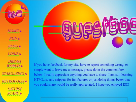 guestbook screenshot