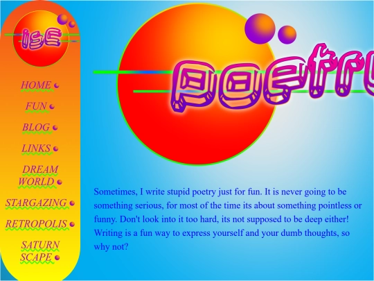 poetry screenshot