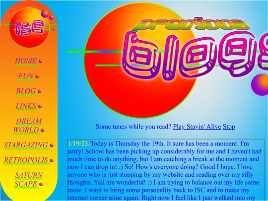 previousblogs screenshot