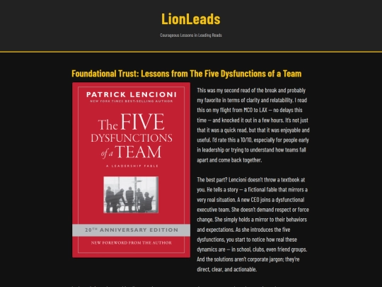 lionleads screenshot