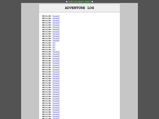 story/log screenshot