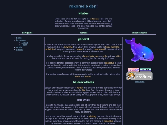 whale screenshot