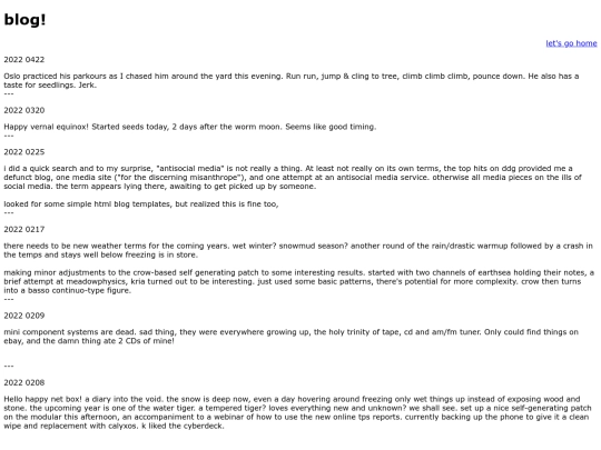 blog screenshot