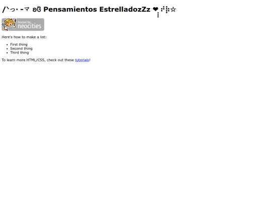 index screenshot