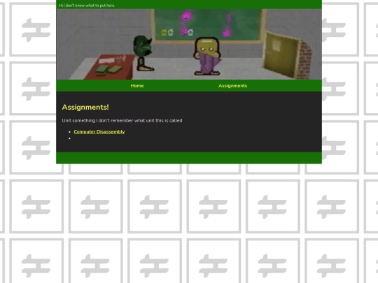 assignments screenshot