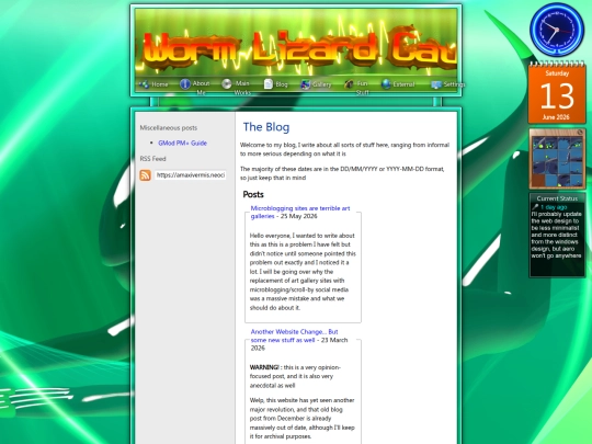 blog screenshot