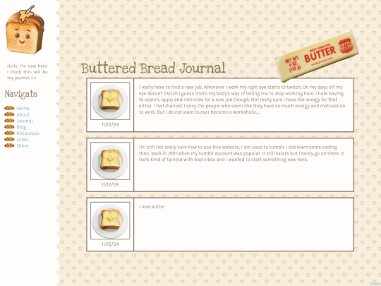 journal screenshot