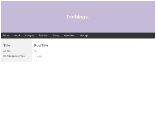 Codes/pagetemplate screenshot