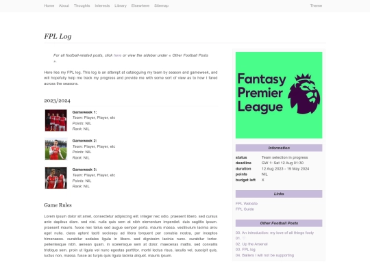 Football/fpl screenshot